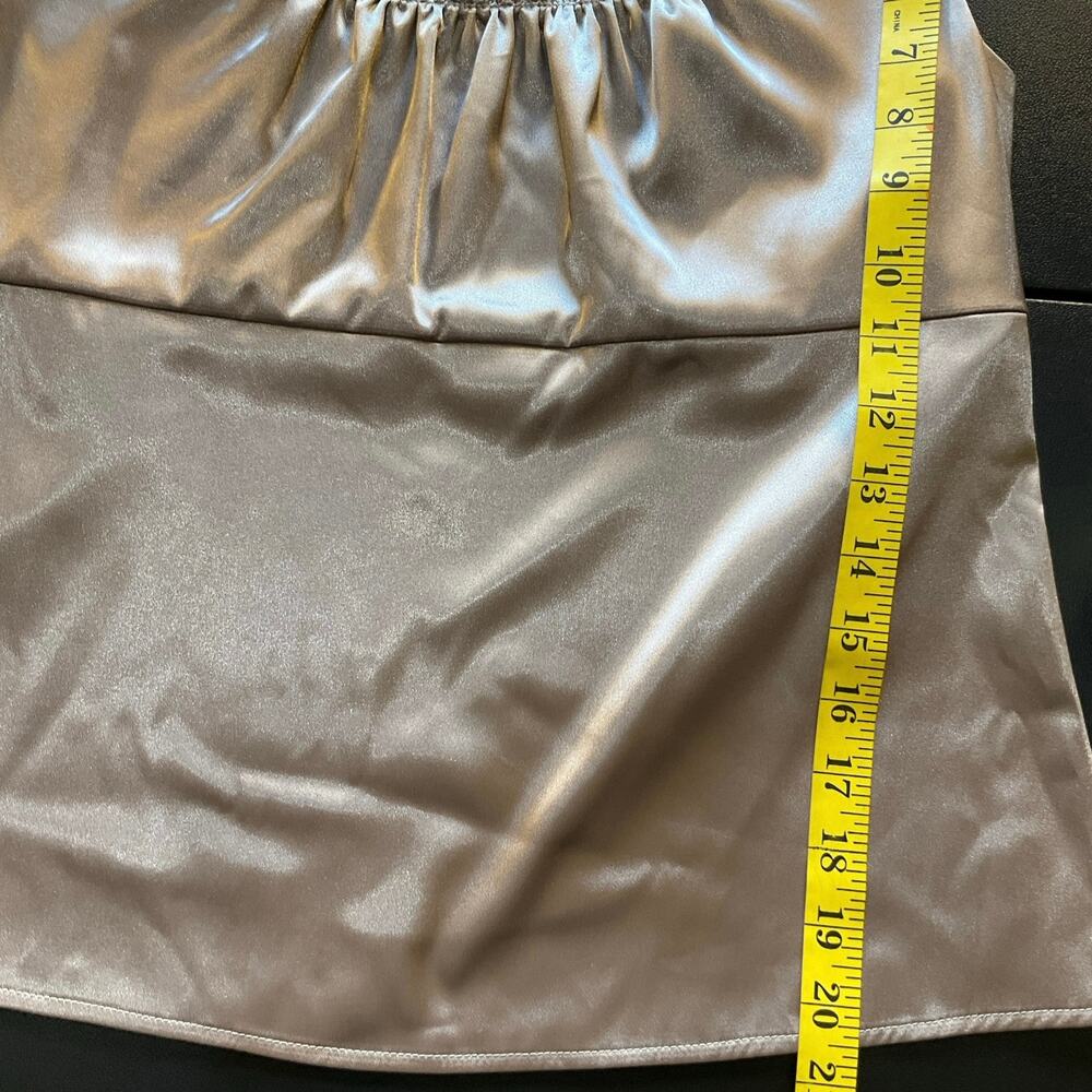 NWT Nine West Pant Suit Set Champagne Satin Jacket 6 Pants 8 Formal Occasion - Picture 13 of 16